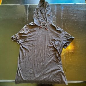 Retro Jet lag XXL black Hoodie Sweatshirt Sleeve Pullover Surfer Bro